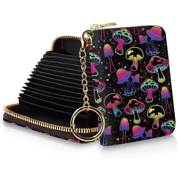 Mushroom Credit Card Holder RFID Wallet - Picture 1 of 5